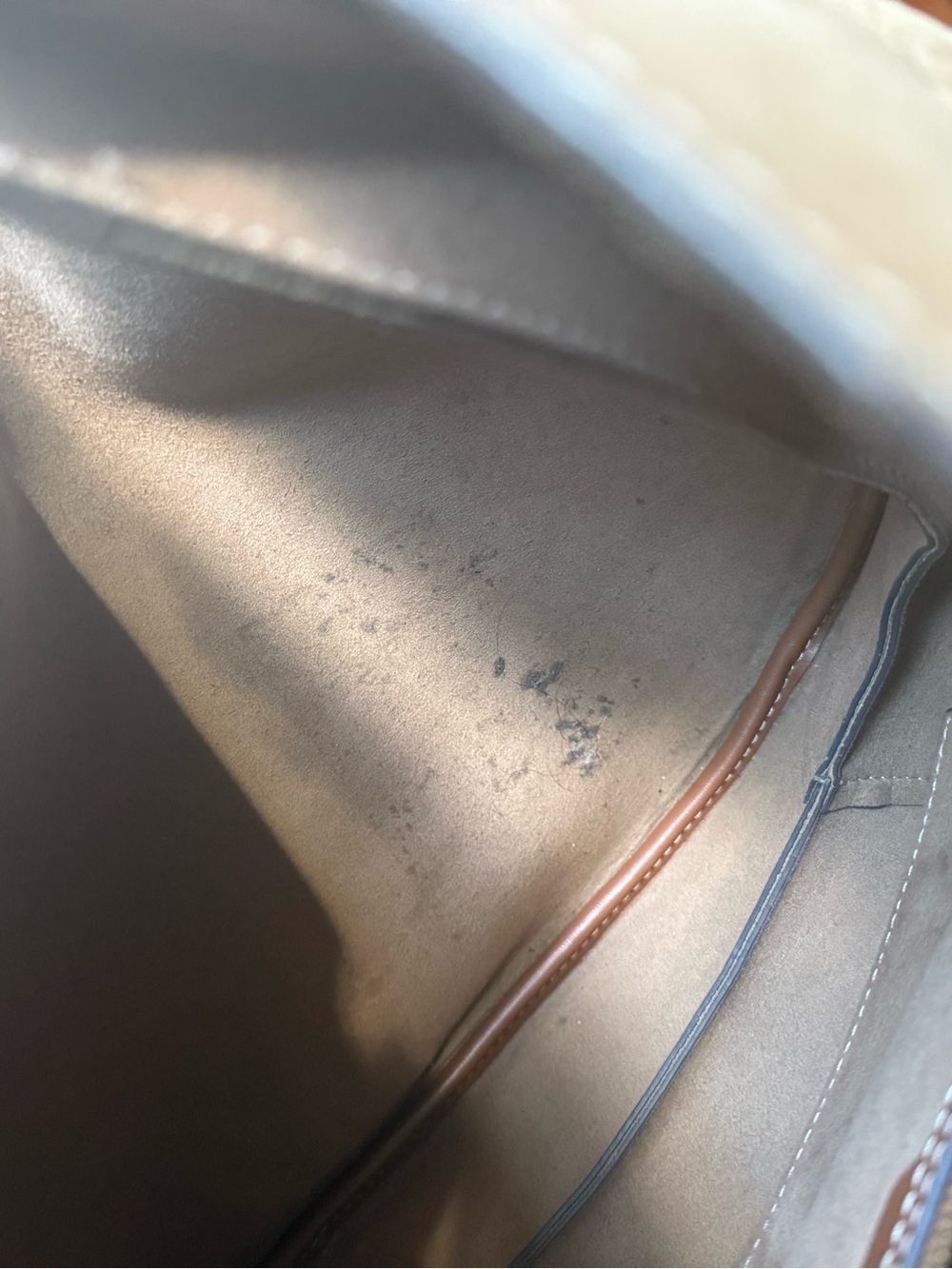 Polo ID Medium Suede shoulder Bag - Picture 4 of 10